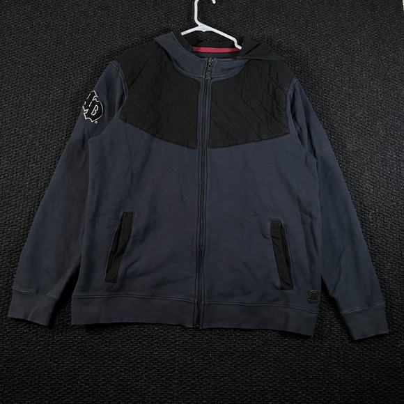 Harley Davidson Other - VTG Harley Davidson Dark Gray Black Biker Full Zip Hooded Sweater Men's Size 2XL